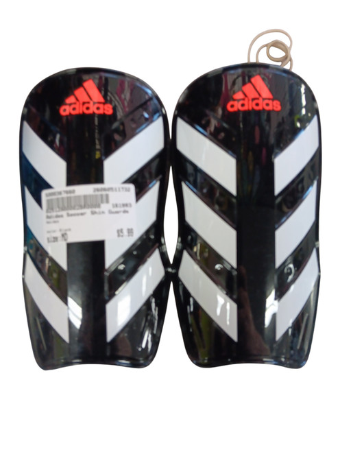 Vist Large View of Product Image Which is Used Adidas Soccer Shin Guards Junior Black MD