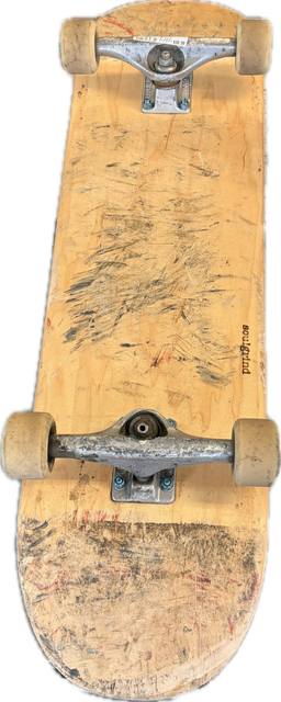 Vist Large View of Product Image Which is Used SOUL GRIND BLANK Complete Skateboard Brown 8 1/2"