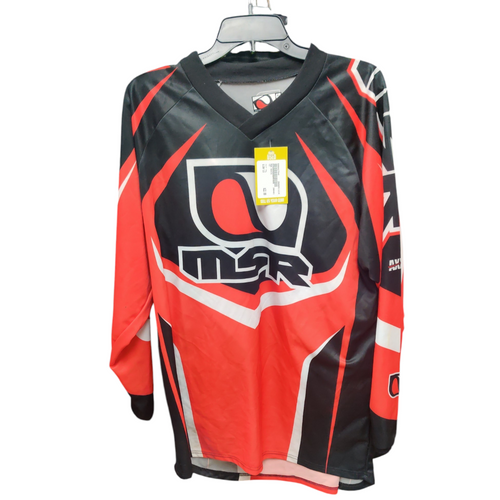 Vist Large View of Product Image Which is Used MSR Adult Motocross Top Red Large