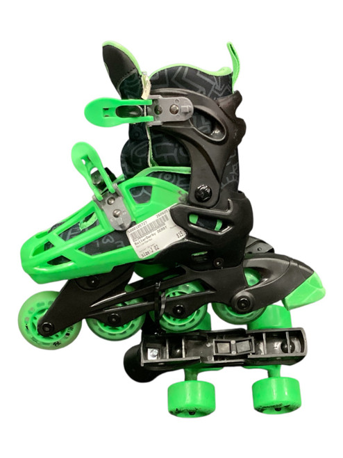 Vist Large View of Product Image Which is Used RollerDerby DERBY Junior Rec Fitness Skates Green Junior 02