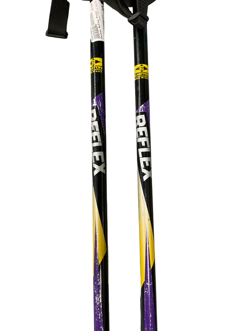 Vist Large View of Product Image Which is Used EASTON REFLEX Mens DH Ski Pole Black And Purple 95 cm / 38 in