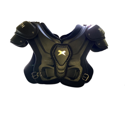 Vist Large View of Product Image Which is Used Xenith VELOCITY2 YOUTH FB Shoulder Pads Black MD