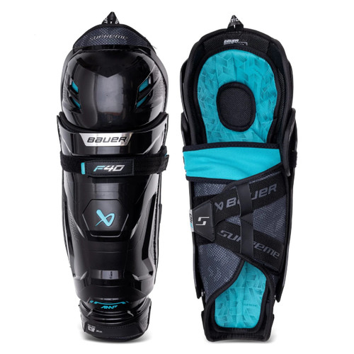 Vist Large View of Product Image Which is New Bauer SUPREME F40 Senior Shin Guards None 15"