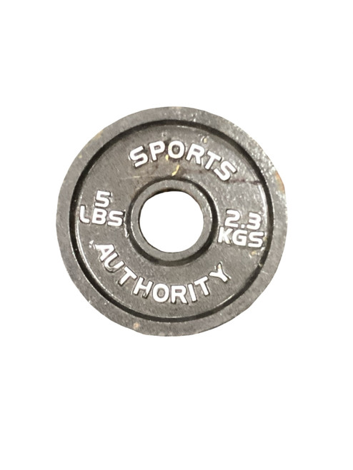 Vist Large View of Product Image Which is Used SPORTS AUTHORITY 5LB OLY PLATE Olympic Plate (Each) 5 lb