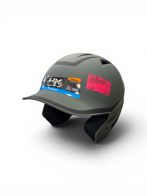 Vist Large View of Product Image Which is Used Champro HX Batting Helmet No Mask Grey MD