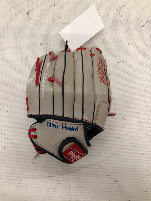 Vist Large View of Product Image Which is Used Rawlings MPL105MT BB/SB Glove RH Throw White 10 1/2"
