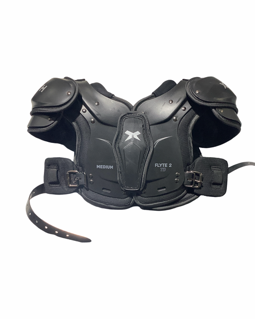 Vist Large View of Product Image Which is Used Xenith FLYTE 2 TD FB Shoulder Pads Black XS
