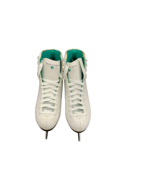 Vist Large View of Product Image Which is Used Riedell OPAL WomensFigure Skate White Senior 7
