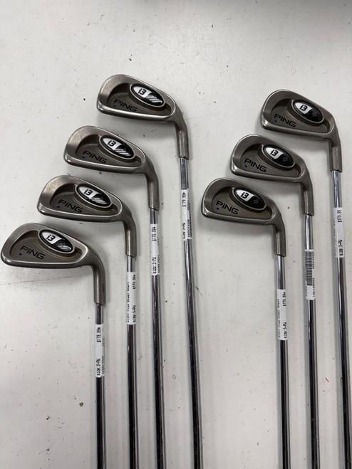 Vist Large View of Product Image Which is Used Ping I3+ BLUE DOT NO7I Mens Iron Set RH 3I-PW