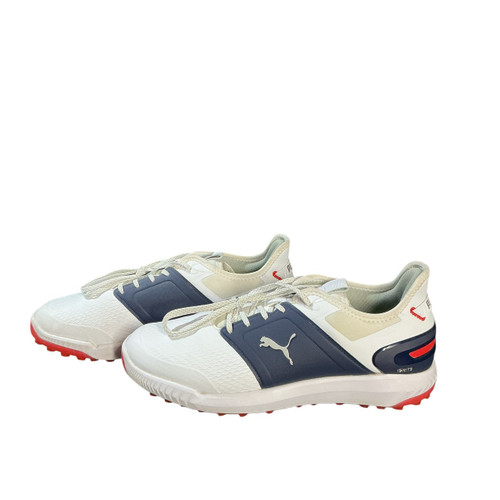 Vist Large View of Product Image Which is Used Puma Mens Golf Shoes White Senior 11