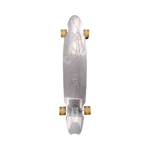 Vist Large View of Product Image Which is Used GHOST BOARDS Longboard Clear Long