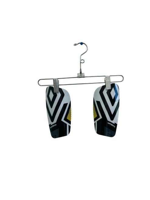 Vist Large View of Product Image Which is Used Umbro Adult Soccer Shin Guards Black And White 