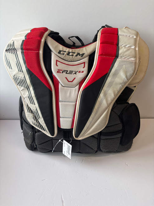 Vist Large View of Product Image Which is Used CCM E FLEX 5.5 Junior Body Armor L/XL