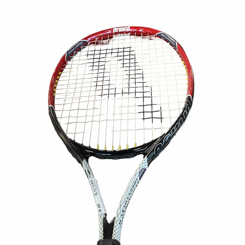 Vist Large View of Product Image Which is Used Prince WIMBLEDON Adult Tennis Racquet Black 4 1/2"