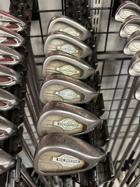 Vist Large View of Product Image Which is Used Callaway BIG BERTHA X-12 Mens Iron Set RH 4I-9I