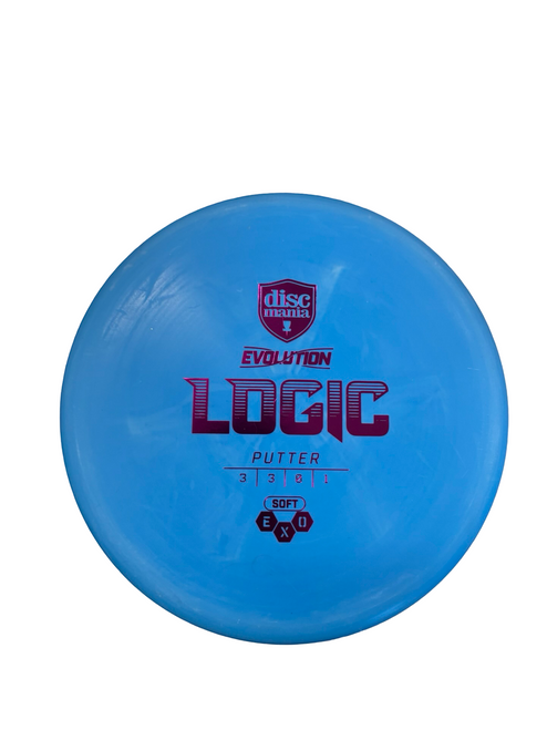 Vist Large View of Product Image Which is Used Discmania LOGIC Disc Golf Putter Royal Blue