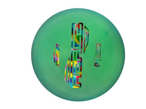Vist Large View of Product Image Which is Used Discraft FIERCE Disc Golf Putter Green