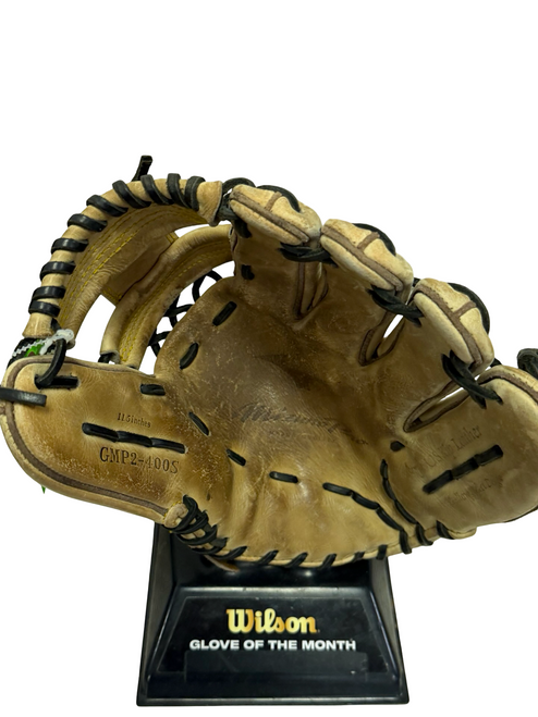 Vist Large View of Product Image Which is Used Mizuno MIZUNO PRO GMP2-400S US Kip Leather Baseball Glove RH Throw 11 1/2"