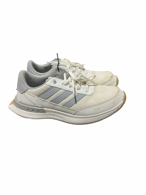 Vist Large View of Product Image Which is Used Adidas Mens Golf Shoes White Senior 5.5
