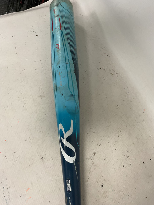 Vist Large View of Product Image Which is Used Rawlings CLOUT AI 2024 BB/SB High School -3 Bat 33"