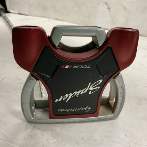 Vist Large View of Product Image Which is Used Taylormade SPIDER TOUR Mens Putter RH Red 34"