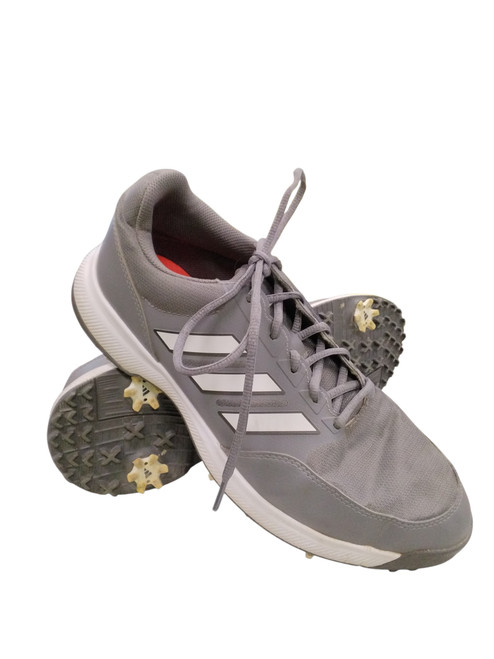 Vist Large View of Product Image Which is Used Adidas Mens Golf Shoes Grey Senior 10