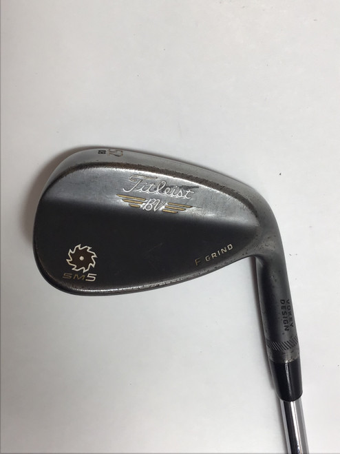 Vist Large View of Product Image Which is Used Titleist SM5 F GRIND 52-08 Golf Wedge Mens RH 52 Degree
