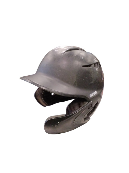 Vist Large View of Product Image Which is Used Marucci BATTING HELMET W CHIN GUARD Batting Helmet w/Mask Black S/M
