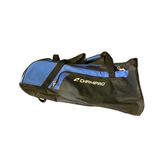 Vist Large View of Product Image Which is Used Champro BOSS BB/SB Player Wheeled Bag Royal Blue