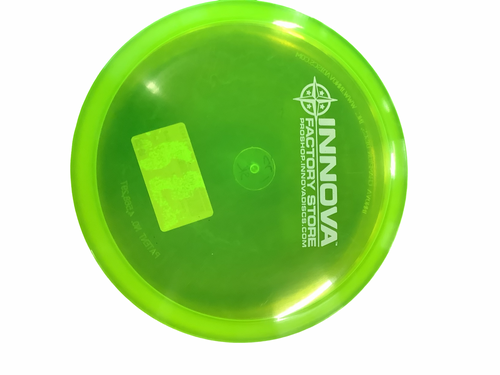 Vist Large View of Product Image Which is Used Innova FACTORY Disc Golf Mid Range Green