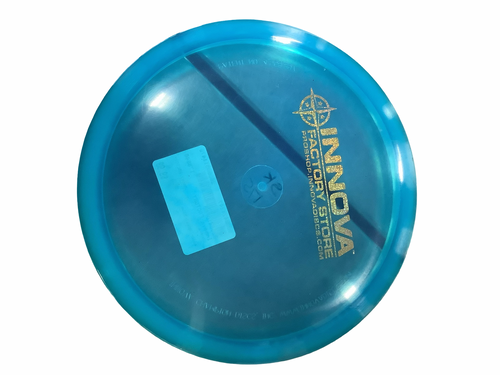 Vist Large View of Product Image Which is Used Innova FACTORY Disc Golf Mid Range Royal Blue