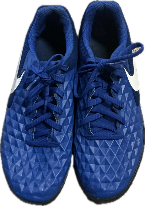 Vist Large View of Product Image Which is Used Nike Soccer Indoor Shoes Royal Blue Senior 8