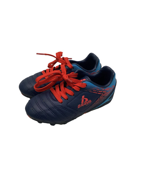 Vist Large View of Product Image Which is Used Brava Soccer Cleats Navy Blue Youth 10.0
