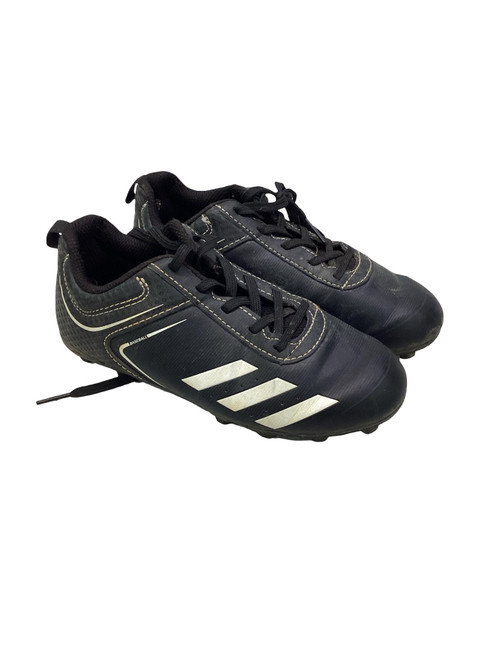 Vist Large View of Product Image Which is Used Adidas BLK/WHT SOCCER CLEATS Soccer Cleats Black And White Junior 01