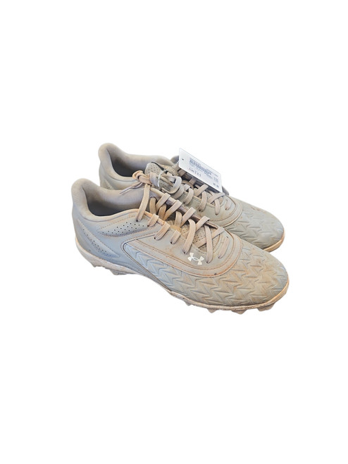 Vist Large View of Product Image Which is Used Under Armour BASEBALL CLEATS BB/SB Cleats Grey Senior 8.5