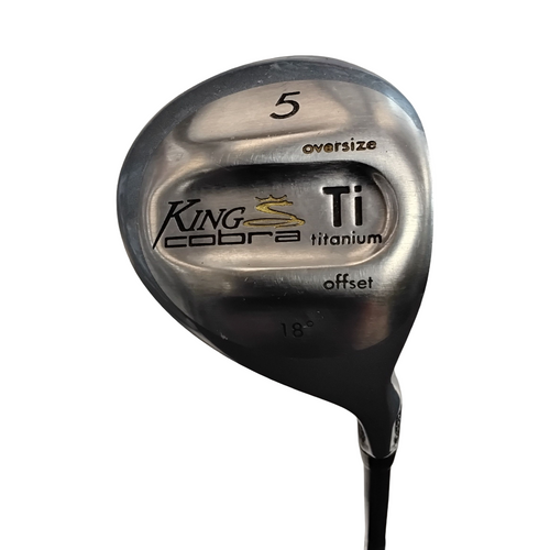 Vist Large View of Product Image Which is Used Cobra KING TI OVERSIZE OFFSET Mens Fairway Wood RH 5 Wood
