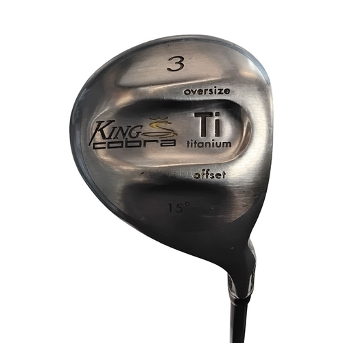 Vist Large View of Product Image Which is Used Cobra KING TI OVERSIZE OFFSET Mens Fairway Wood RH 3 Wood