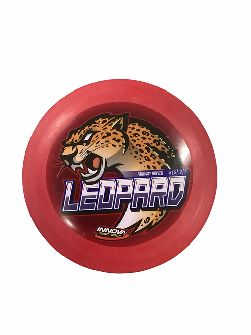 Vist Large View of Product Image Which is Used Innova LEAPORD Disc Golf Driver Red
