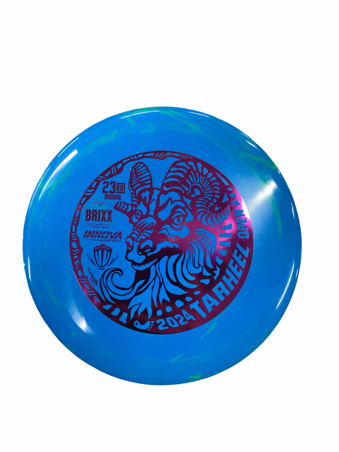 Vist Large View of Product Image Which is Used Innova TEE BIRD Disc Golf Driver Royal Blue
