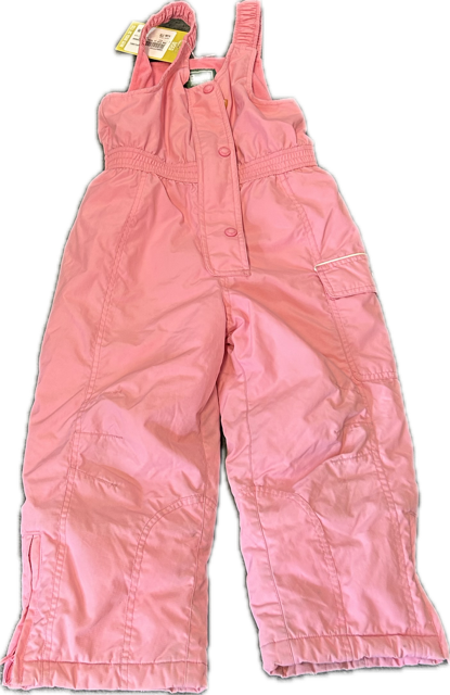 Vist Large View of Product Image Which is Used L.L. Bean GIRLS 5/6 Snow Bibs Y Pink Youth