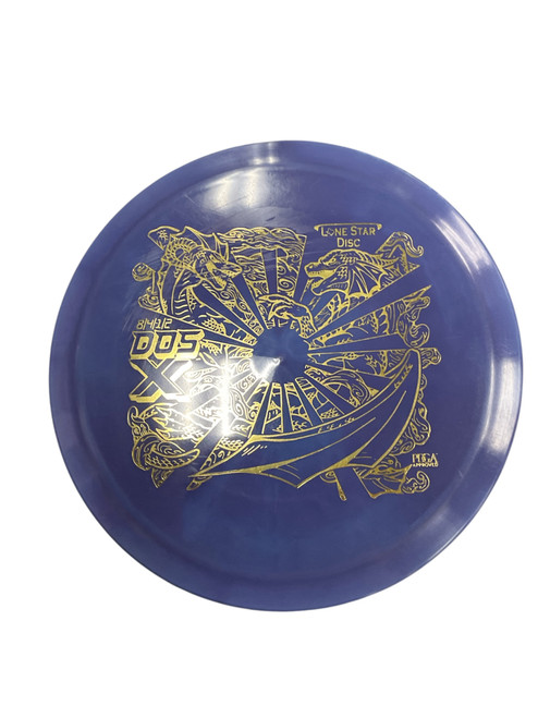 Vist Large View of Product Image Which is Used Lone Star Disc DD5 X Disc Golf Driver Navy Blue
