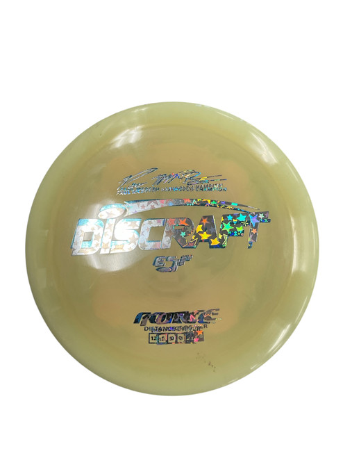 Vist Large View of Product Image Which is Used Discraft ESP FORCE Disc Golf Driver Tan