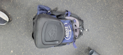 Vist Large View of Product Image Which is Used Louisville Slugger BACK PACK BB/SB Player Backpack Navy Blue