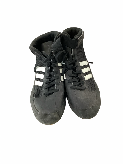 Vist Large View of Product Image Which is Used Adidas Wrestling Shoes Black Senior 8.5