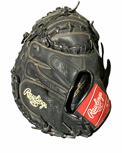 Vist Large View of Product Image Which is Used Rawlings RENEGADE BB/SB Catchers RH Throw Black 32 1/2"