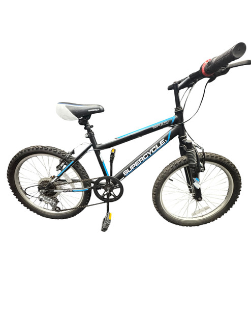 Vist Large View of Product Image Which is Used Supercycle IMPULSE SE Mountain Bike Boys Royal Blue 20"