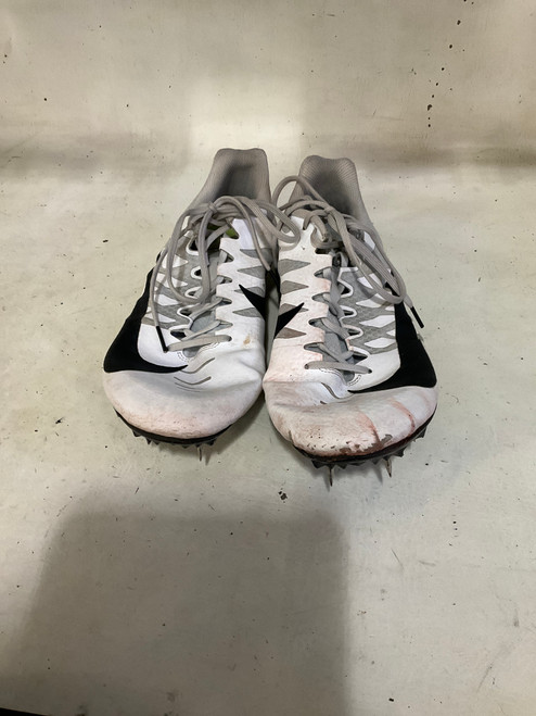 Vist Large View of Product Image Which is Used Nike ZOOM RIVAL Track & Field Cleats Adult White Senior 12