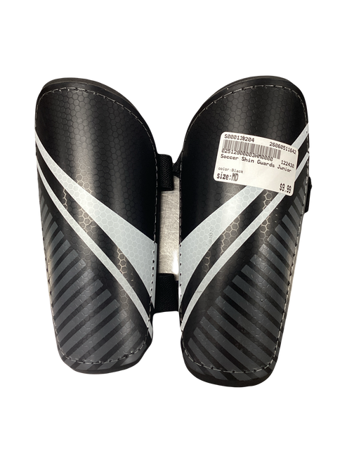 Vist Large View of Product Image Which is Used Soccer Shin Guards Junior Black MD