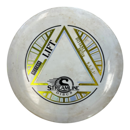 Vist Large View of Product Image Which is Used Streamline NEUTRON LIFT Disc Golf Driver White 168g