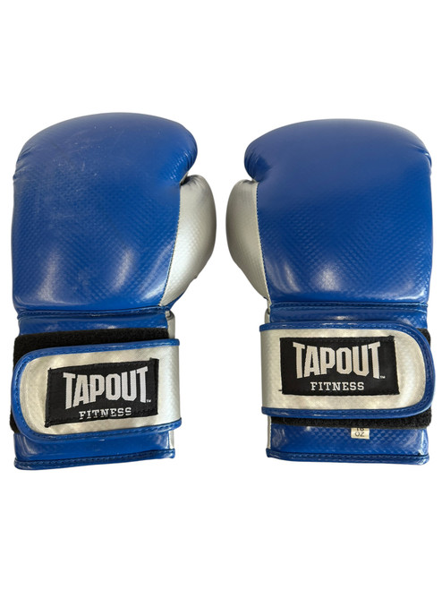 Vist Large View of Product Image Which is Used Tapout Boxing Gloves Royal Blue Senior